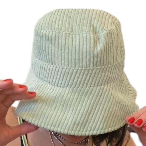 NWOT Wild Fable Corduroy Mint Green Bucket Hat - Picture 8 of 11
